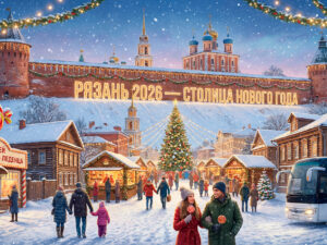 Зимняя Рязань - столица Нового года 2026